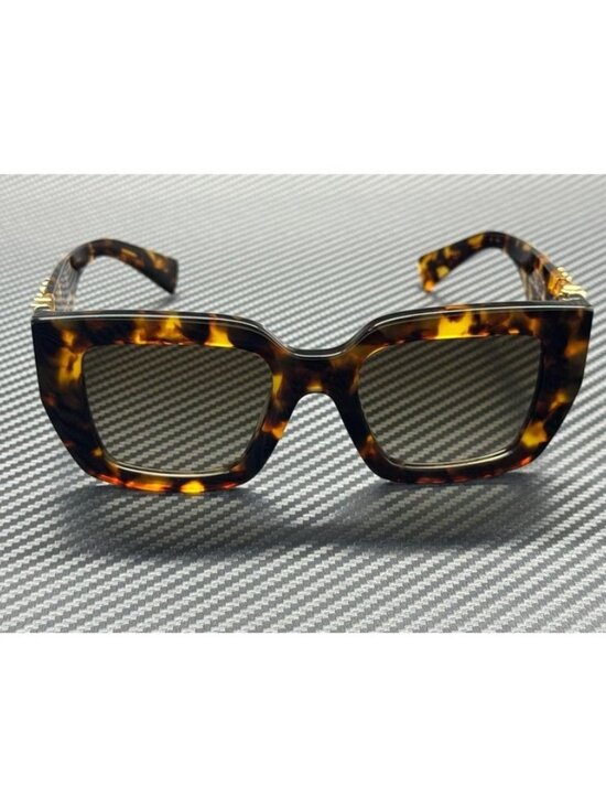 New Miu Miu Women Honey Havana Sunglasses 51-21-135